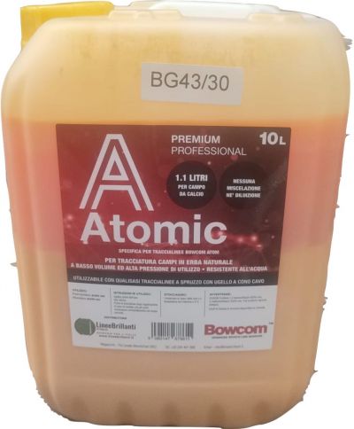 ATOMIC YELLOW DA LT 10 VERNICE SPORTIVA PER TRACCIALINEE BOWCOM ATOM